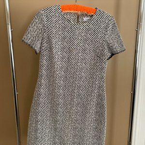 Calvin Klein Blue and White Striped Dress Size 6